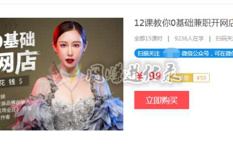 新手开网店入门，0基础开网店，月入10万，你信吗