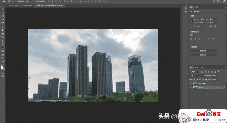教你用PS制作模拟下雨效果