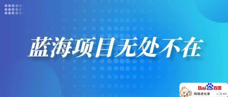 互联网蓝海项目有哪些？你得明白这个